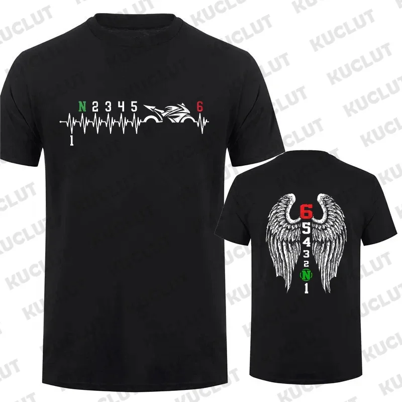 

Men's Street T-shirt 1N23456 Motorcycle Gear Motorcycle Print Top Men's Oversized Y2k Top Casual Summer Short Sleeve T-shirt