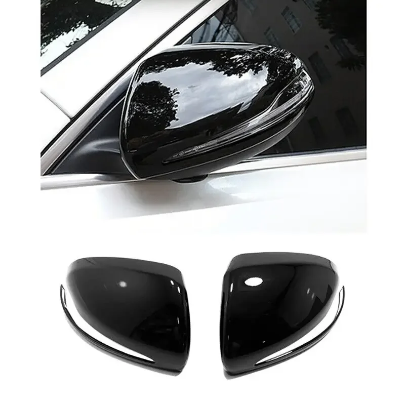 For Mercedes-Benz E GLC S C Class W205 W213 X253 W222 W238 LHD Car Rearview Side Mirror Cover Wing Cap Exterior Rear View Trim