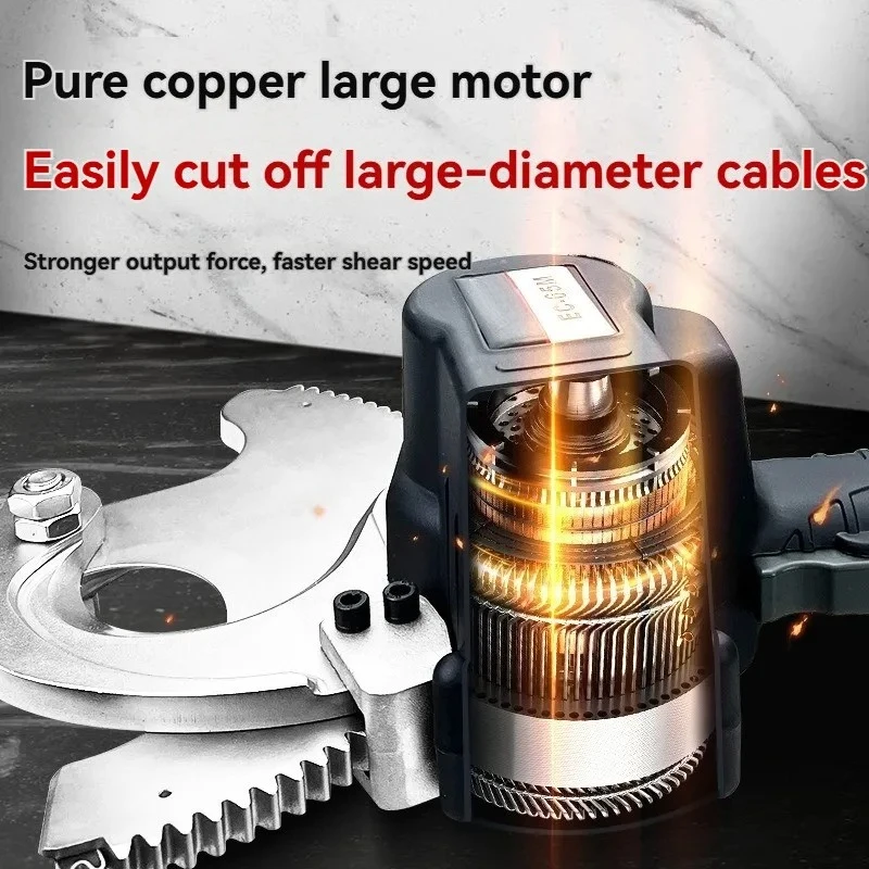 Electric ratchet cable cutter EC-50/75/85M cable cutter 50mm cable gear cutter EC-65M