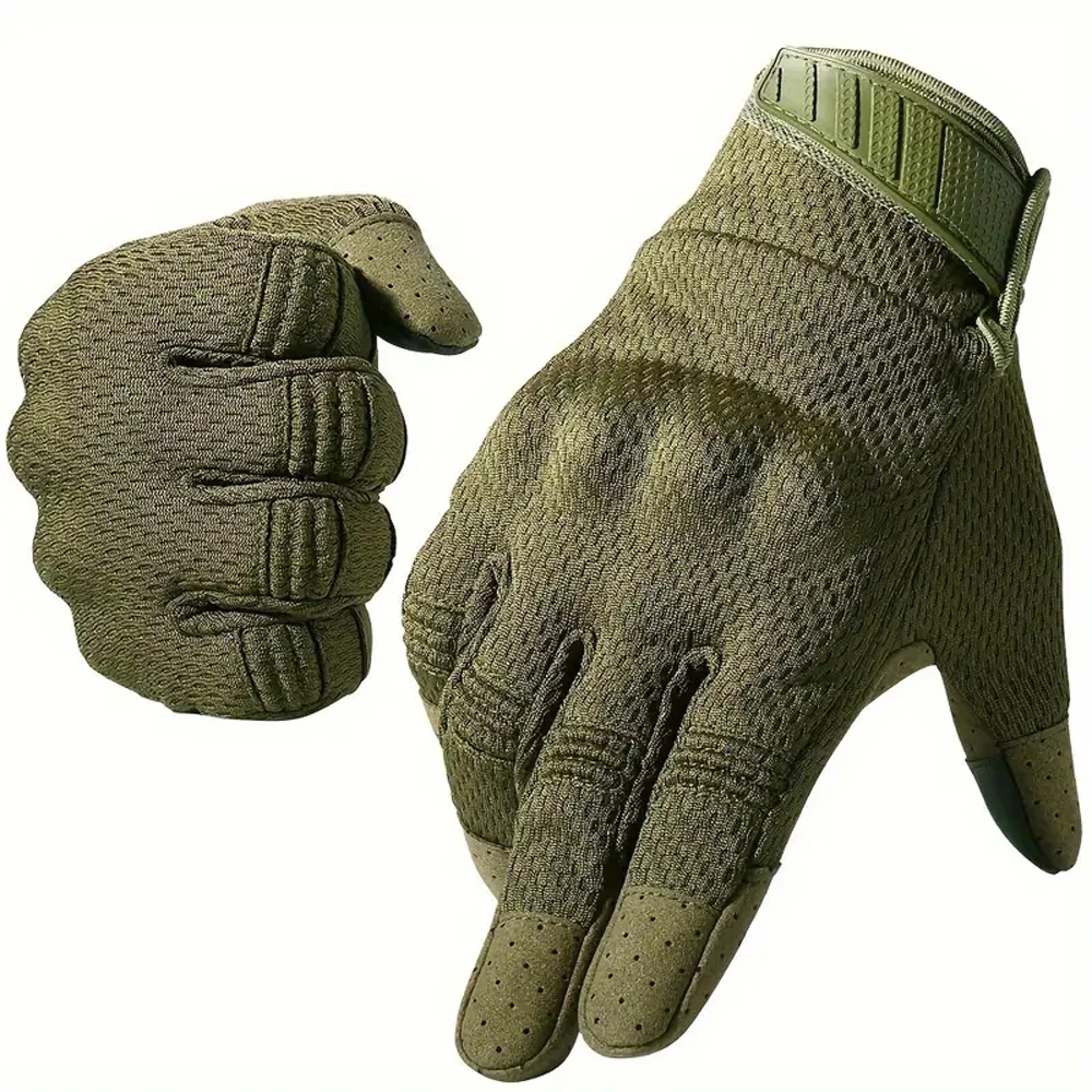 Tactical Full Finger Gloves For Men And Women Touch Screen Compatible Combat Shooting Hunting Outdoor Sports Work Mittens