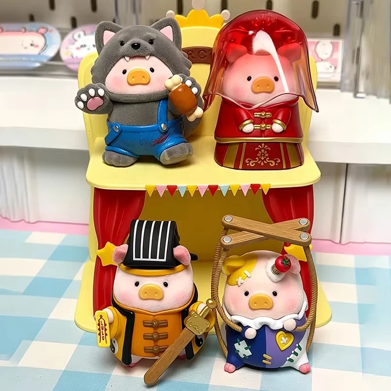 Lulu The Piggy Surprise Gan V3 Series Blind Box Lulu The Piggy Halloween Model Mystery Box Collectible Desk Decora Surprise Toys