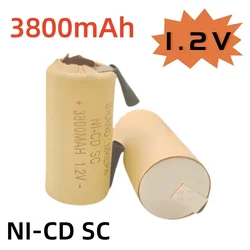 1.2V 3800mAh 100% New Ni-Cd Battery NI-CD SC Model Applicable to The Replacement of Electric Tool Batteries