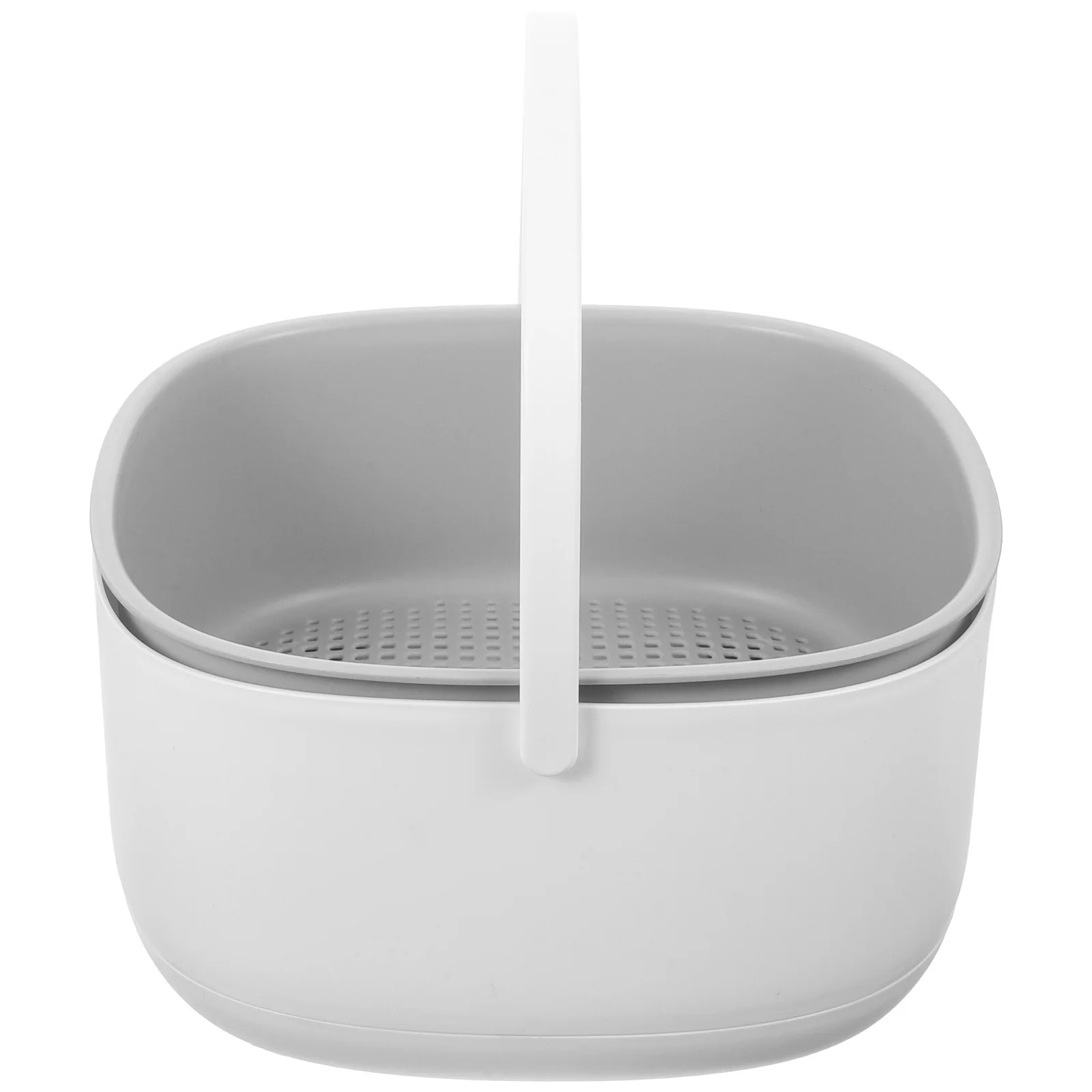 

Ultrasonic Fruit Vegetable Washer 1 Basket Portable Kitchen Tool PP Drain Container Easy Cleaning Compact Strainer