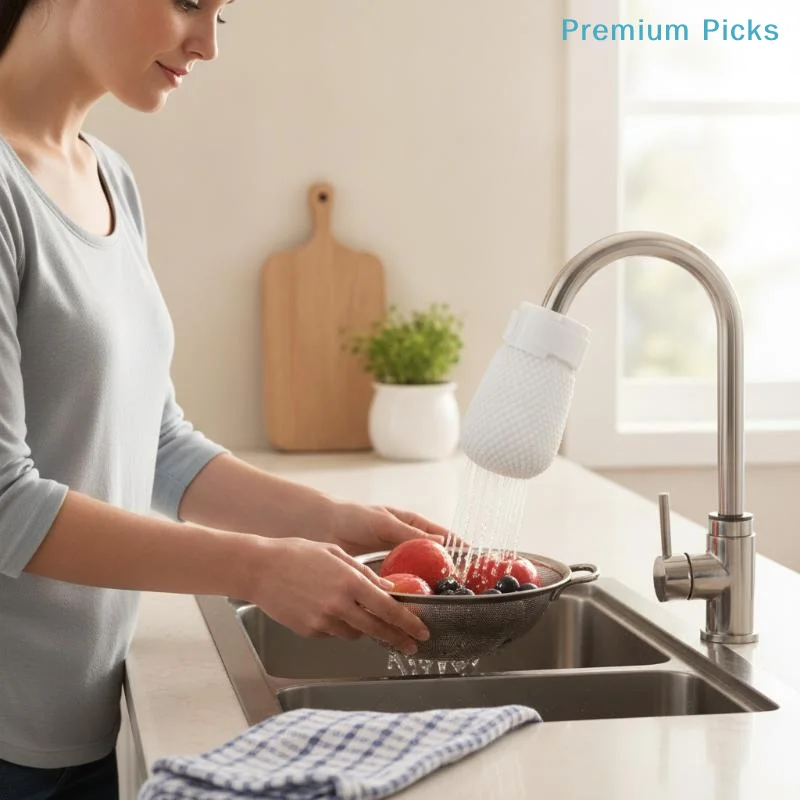 portableNylon Mesh Water Filter Bag Easy to Install Faucet Rust Impurity Filter for Kitchen Bathroom Sink Water Cleaning
