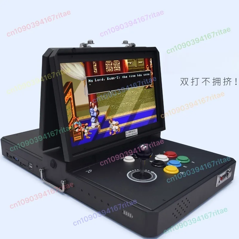 

Домашний аркадный игровой автомат Портативный складной портативный джойстик с двойным экраном Универсальный автомат
