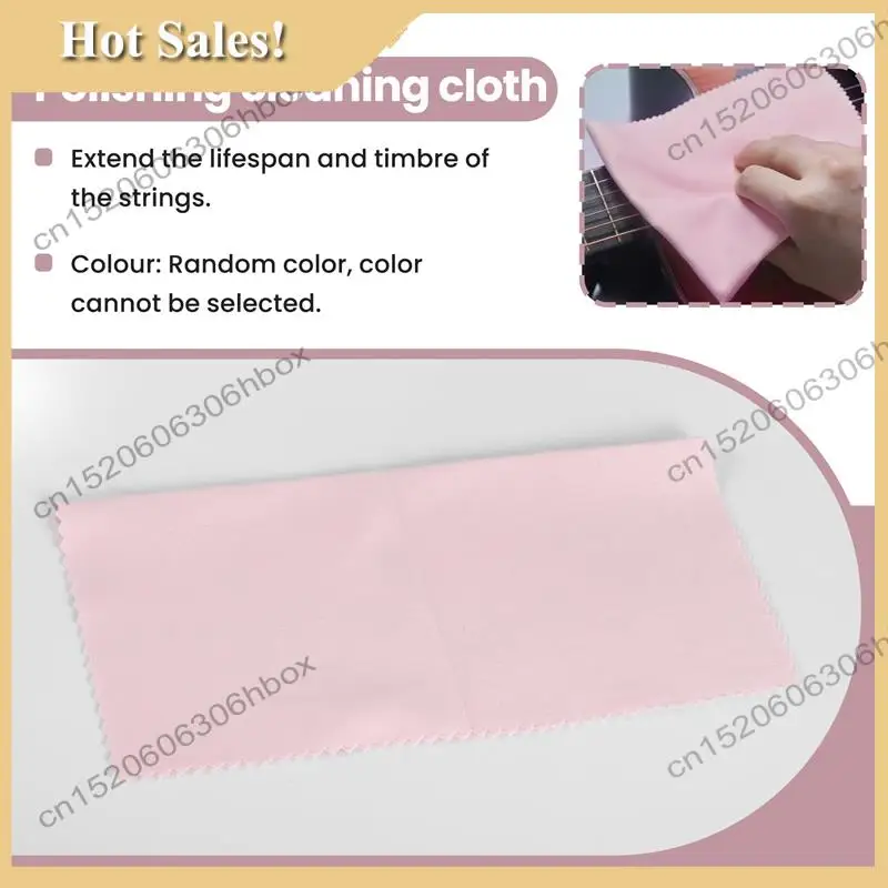 -HOPE 1 Stuks Microfiber Reiniging Polijsten Polijstdoek Voor Muziekinstrument Gitaar Viool Piano Klarinet Trompet Universeel