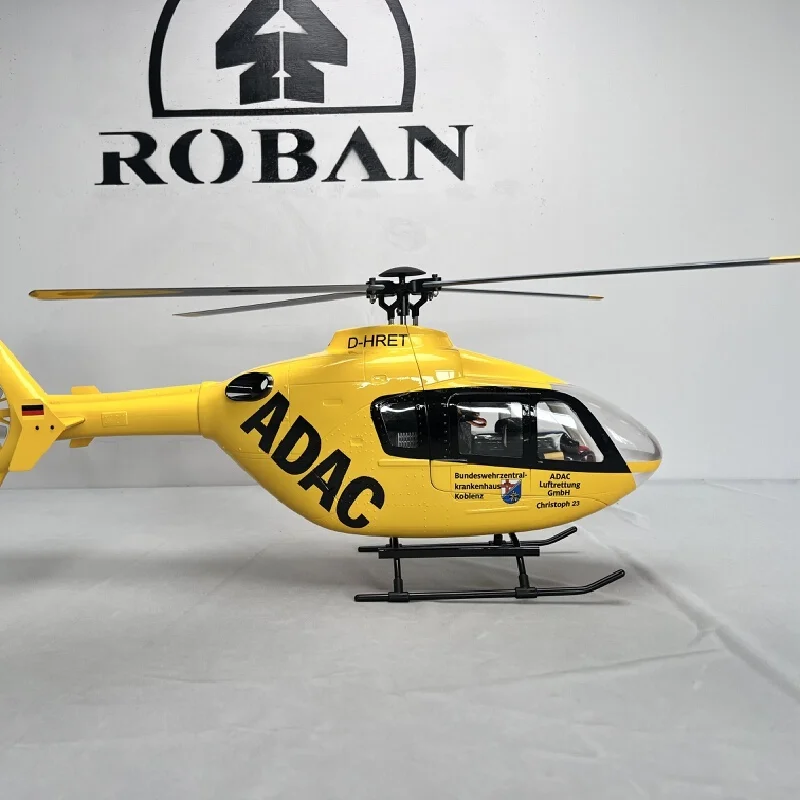 Ec-135 Yuebang 450 Class Realistic Helicopter Beidou Positioning Gps One Click Return 6-Channel Simulation Model
