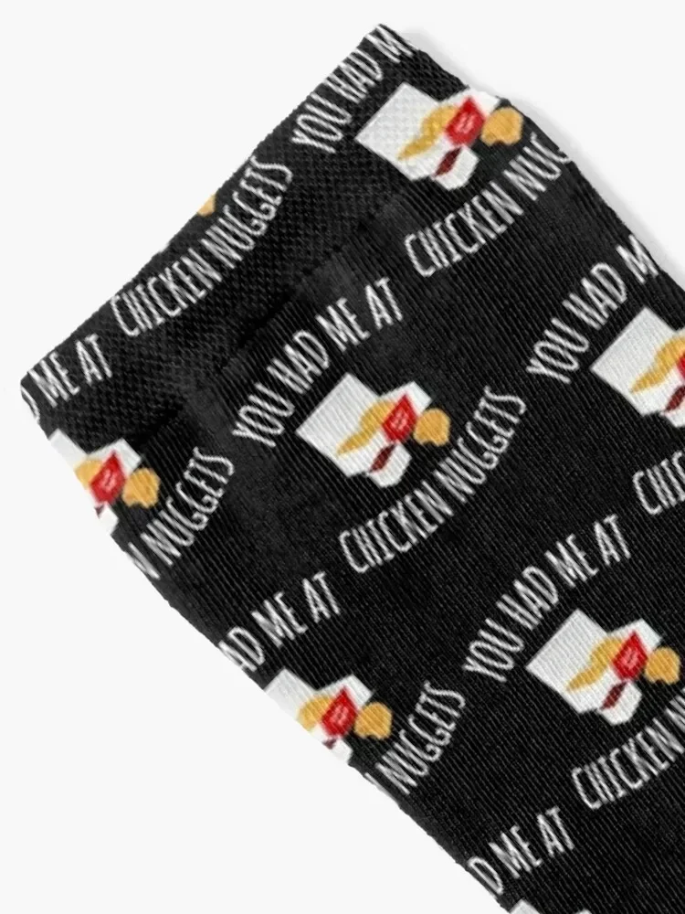 You Had Me At Chicken Nuggets Socks christmas stocking soccer anti-slip custom sports Socks For Women Men's