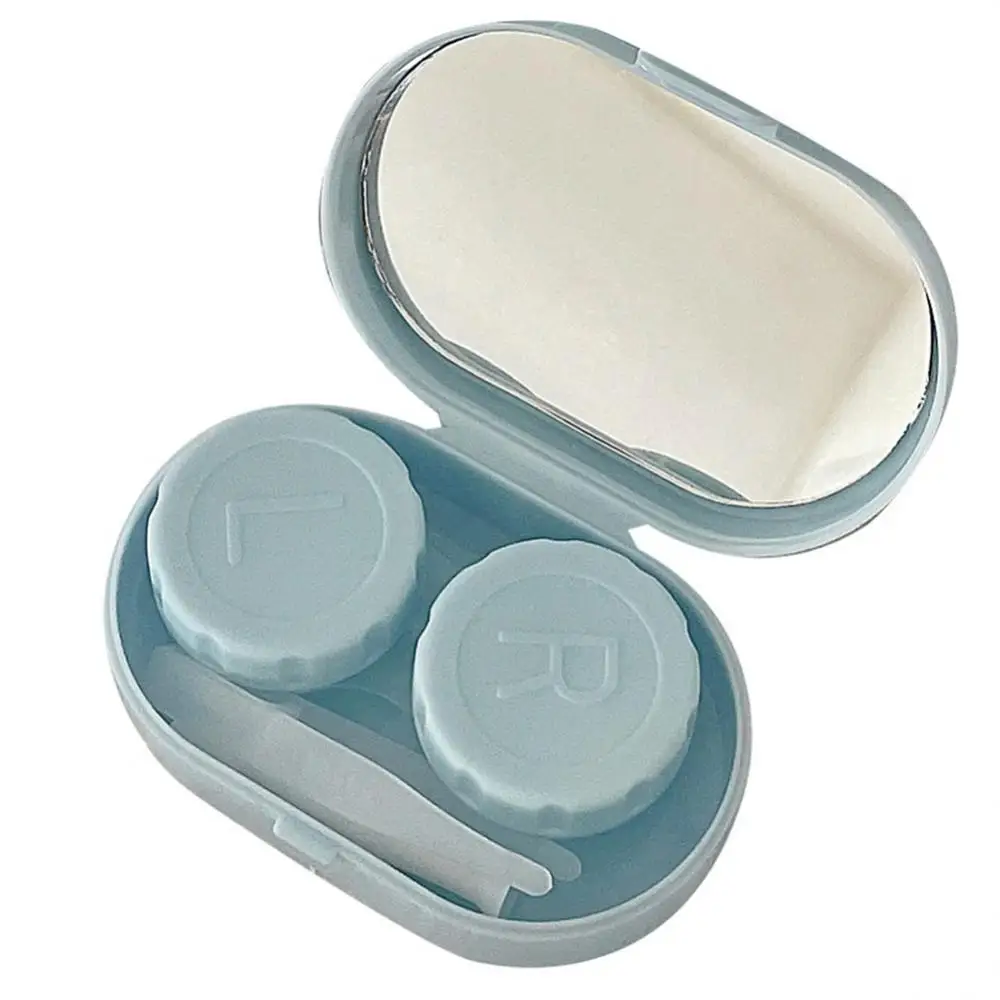 Portátil Liso e Confortável Óculos Acessório, Cor Sólida Lens Cover Container, Meitong Box, Care Box
