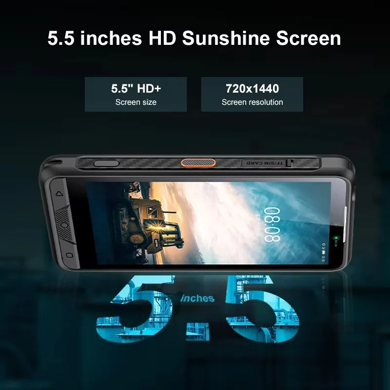 

Aoro M7 Android 14 Octa Core 5800mAh VHF & UHF 2W Radio Walkie Talkie Intercom/RTK DMR Explosion-proof Smartphone