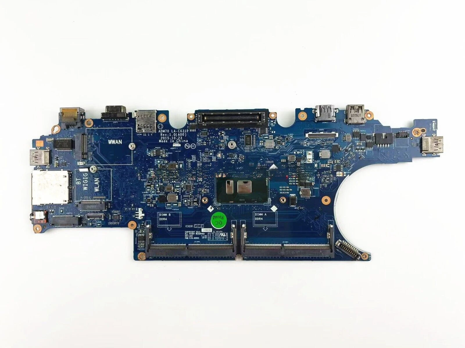 

CN-0C0NC4 for DELL E5470 Computer Main Board ADM70 LA-C631P I5-6200