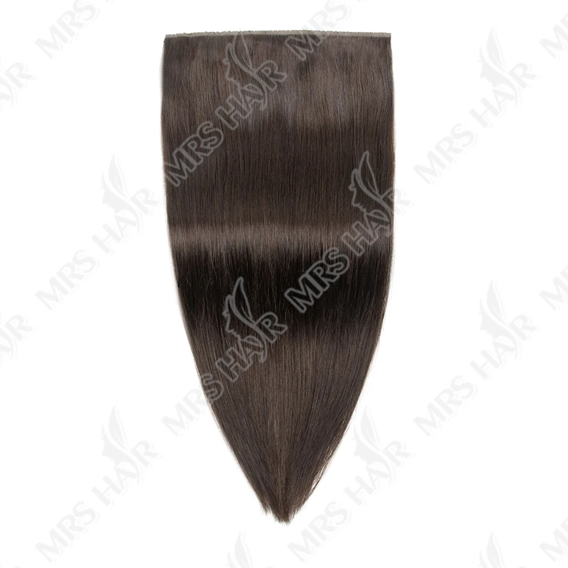 Estensioni dei capelli di trama con foro XO a doppio iniezione Cuticola Remy PU piatta Doppia linguette 25 cm Trama PU 40/50 g/pacco Estensioni dei capelli invisibili in PU