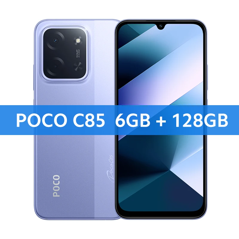 POCO C85 Global Version Smartphone Helio G81-Ultra 6.9" Dot Drop display 6000mAh battery 50MP Camera 33W NFC