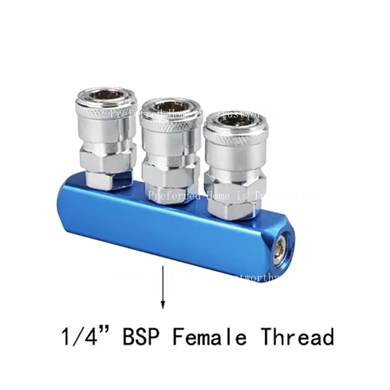 موصل القابض السريع نوع C هوائي جبل الغاز النجار مقسم الهواء مقسم كتلة مشعب لمضخة ضاغط الهواء