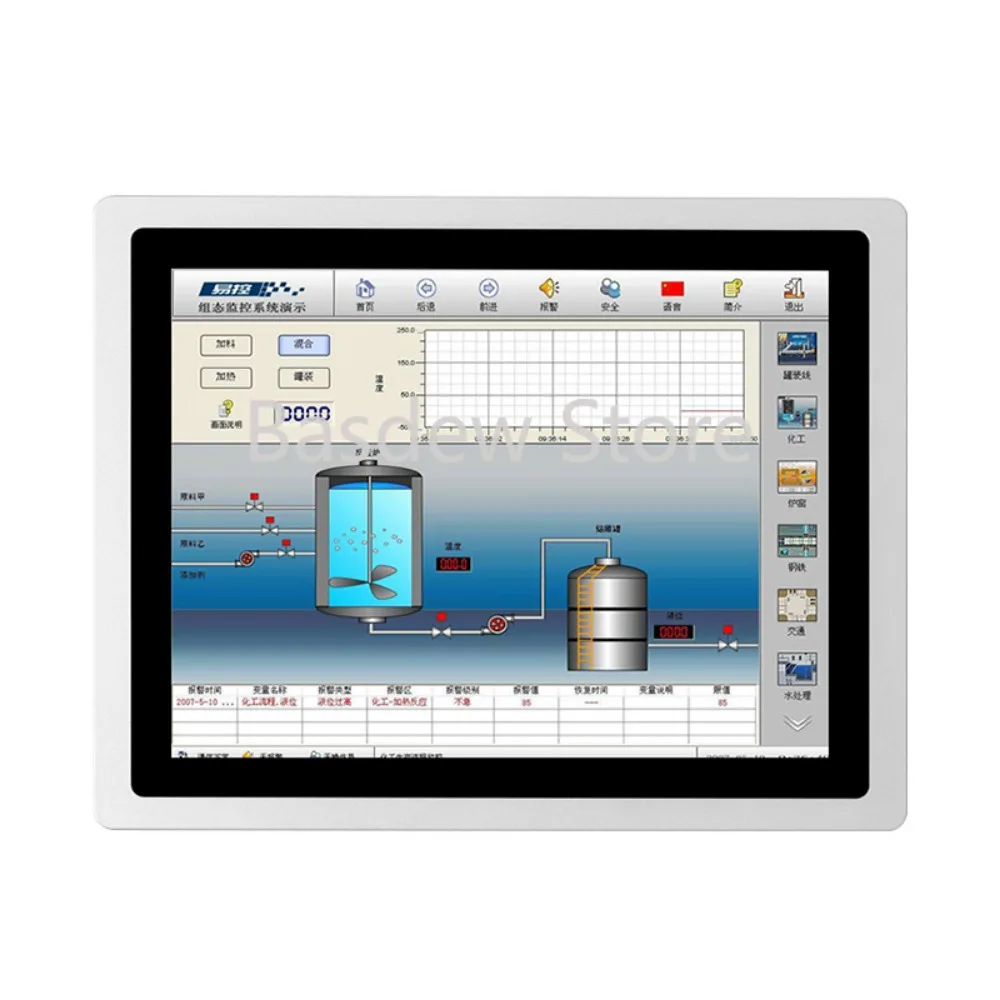 

Industrial Control All-in-One Embedded Non-Fan Capacitor Resistance Touch Panel Touch Screen Display