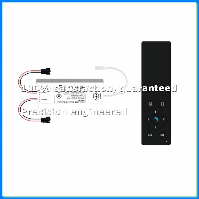 ESP32 Dual-Channel WLED Smart Controller 5-24V WiFi RGB LED Strip Controller 12A Max 800 ICs EU Certified GPIO16 2.4G-DTA9