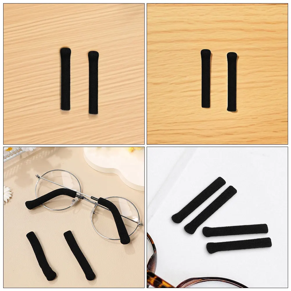 

3 Pairs Spectacle Temples Eye Glass Cushions for Ears Holder Grips Protector Glasses Pads Anti Slip Covers Eyeglasses