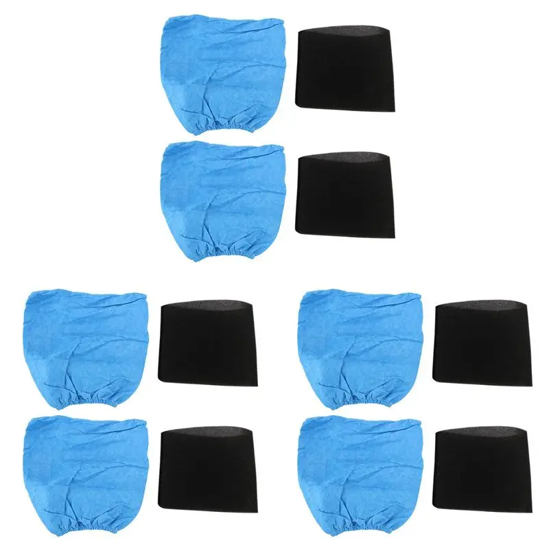 

TFTP-Textile Filter Bags Wet And Dry Foam Filter For Karcher MV1 WD1 WD2 WD3 Vacuum Cleaner Filter Bag Vacuum Cleaner 12PCS