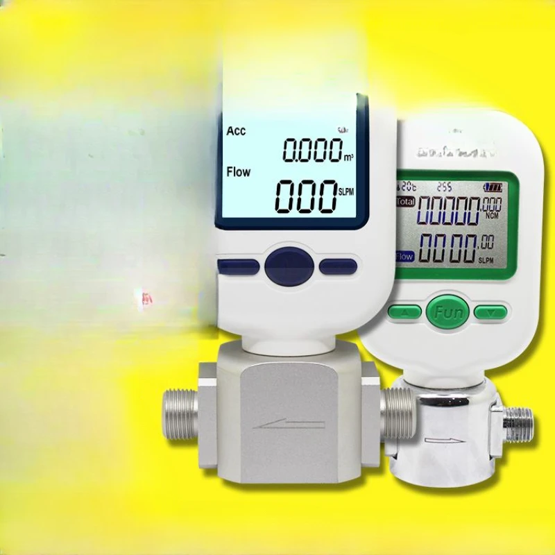 Compressed air oxygen argon nitrogen gas flowmeter digital display mass flowmeter table MF5708/5706/5712