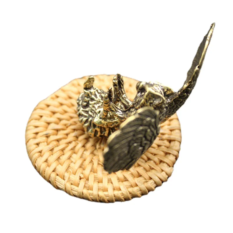 

B58B-фигурка совы, миниатюрный чай, поделки для домашних животных, настольные украшения, аксессуары для домашнего декора с животными, подарок