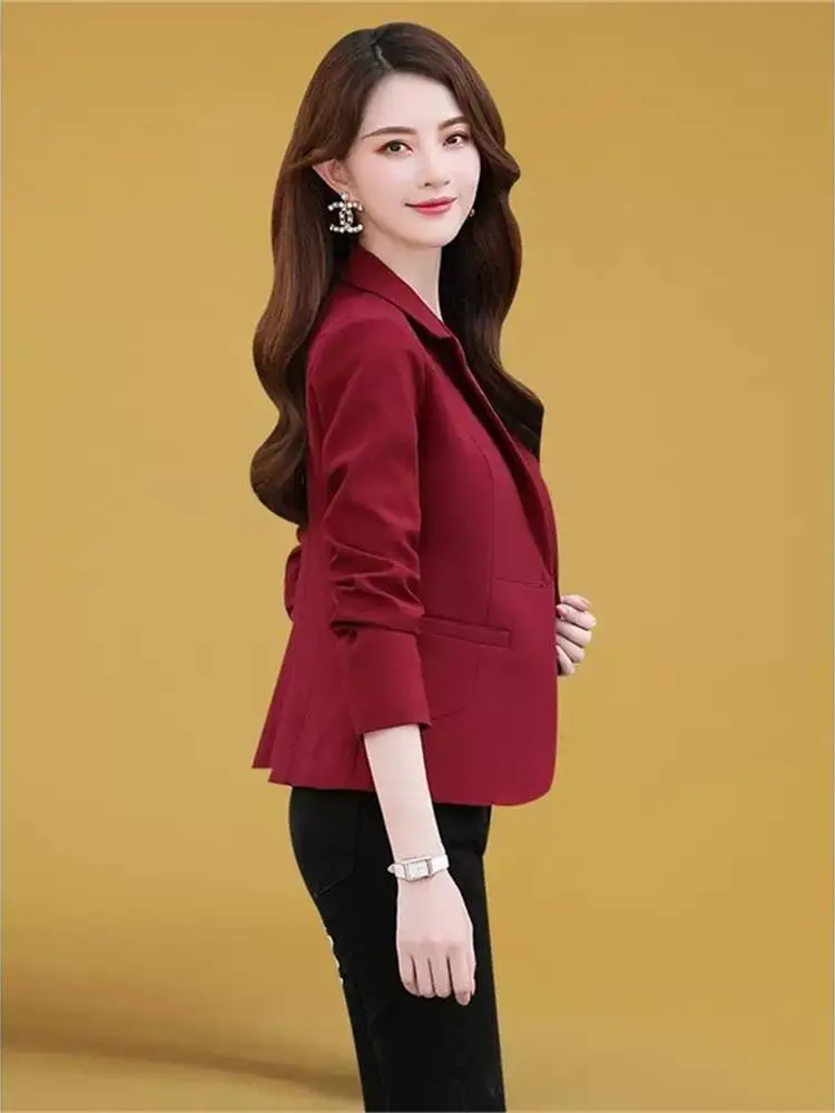 Женский костюм Ele ort Jaet Autumn Faion 2023, новый профессиональный костюм Sle Cleanfit для маленьких женщин