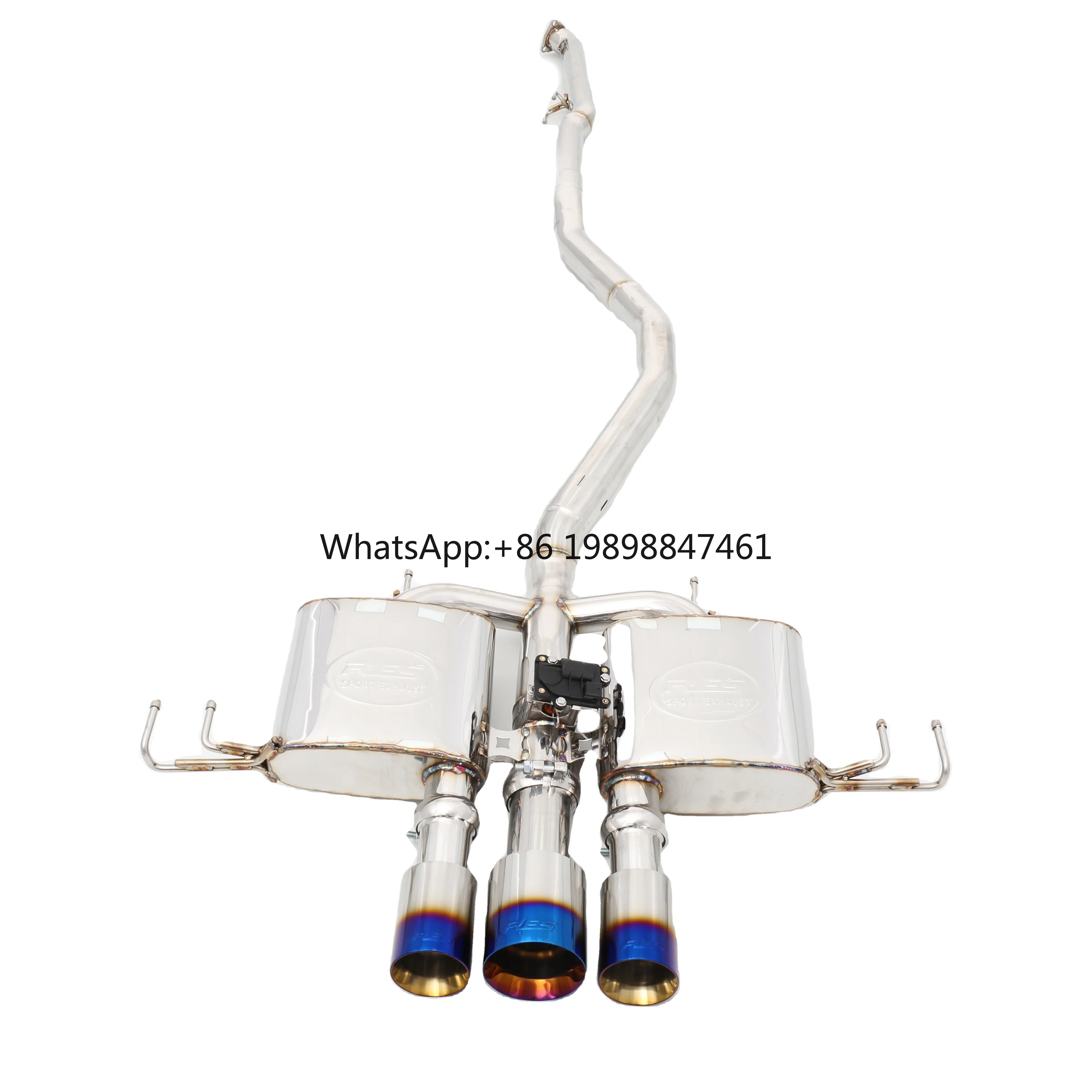 Tubos de escape Catback para Honda CIVIC tipo R/tipo-r FL5 2,0 T 2021-2024 sistema de escape tubo de escape de acero inoxidable