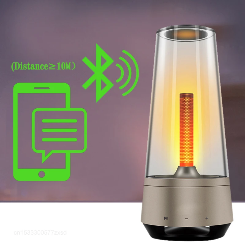 Youpin LED Desk Lamp Breathing Light Creative Touch Bluetooth Speaker Candle-like Breathing Light Stepless Dimming Home Decor