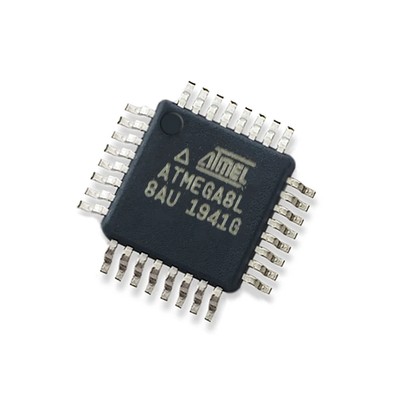 ATMEGA8L-8AU  ATMEGA8L-8AUR  ATMEGA8L【ATmega Series 8 KB Flash 1 KB SRAM 8 MHz 8-Bit TQFP-32】10pcs/Lot Original stock