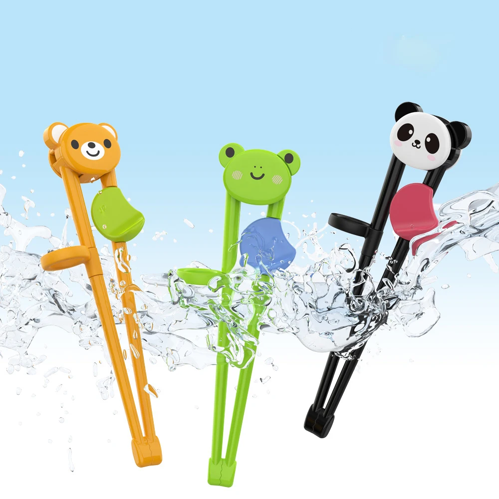 chopsticks for children beginners Cartoon Animal Elementary Learning Chopsticks Tableware Training Food Safety