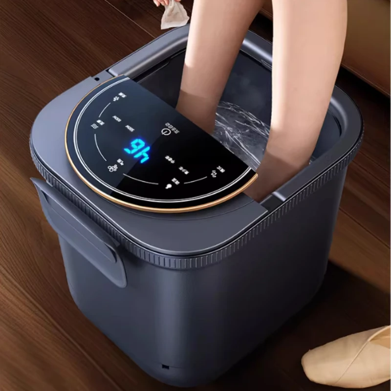 

Озоновая стерилизующая ванночка для ног, автоматическая электрическая массажная ванночка для ног, массажер для ног с подогревом и поддержанием постоянной температуры