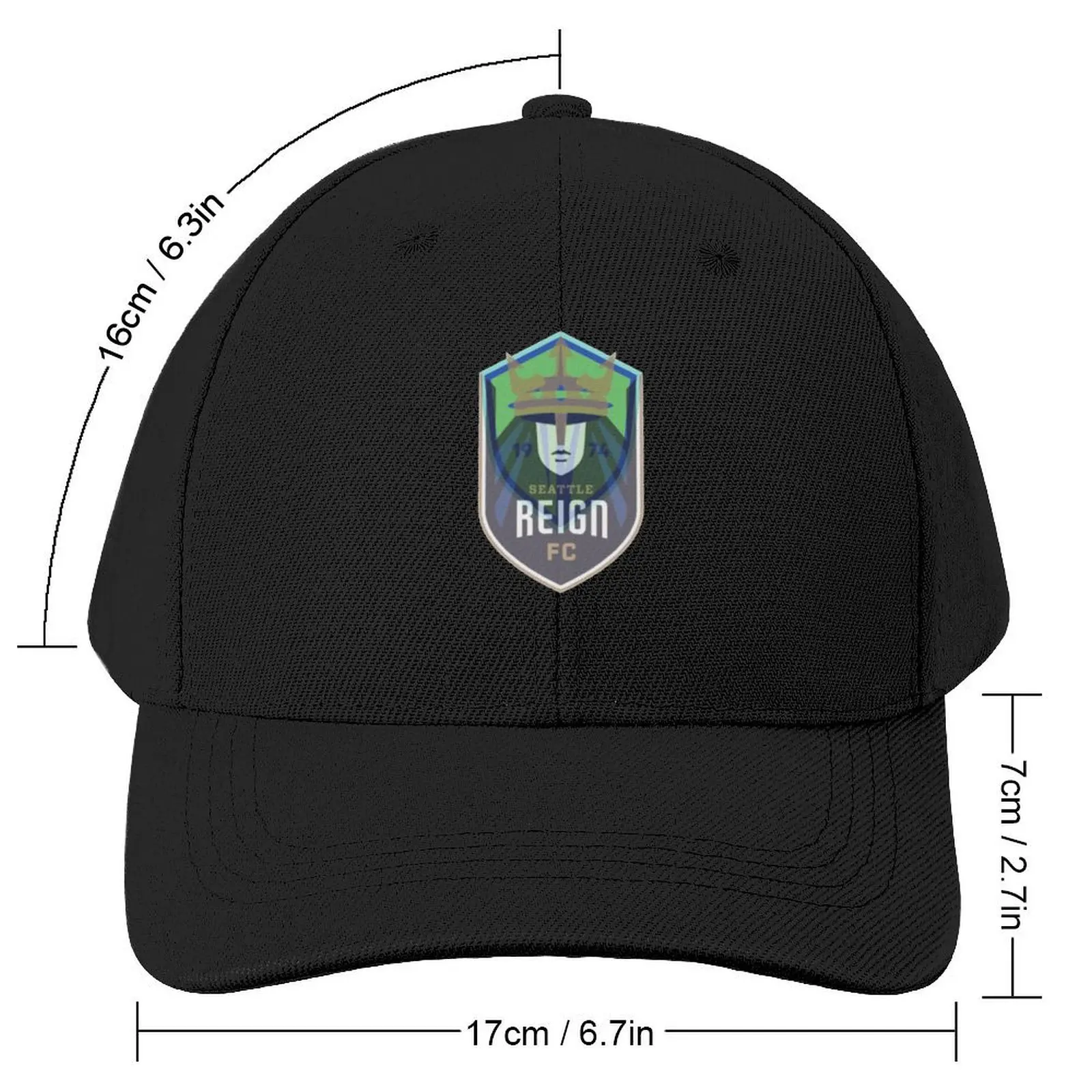 Seattle Soccer - Reign x Sounders Baseball Cap black Sunhat Men's Luxury Women's