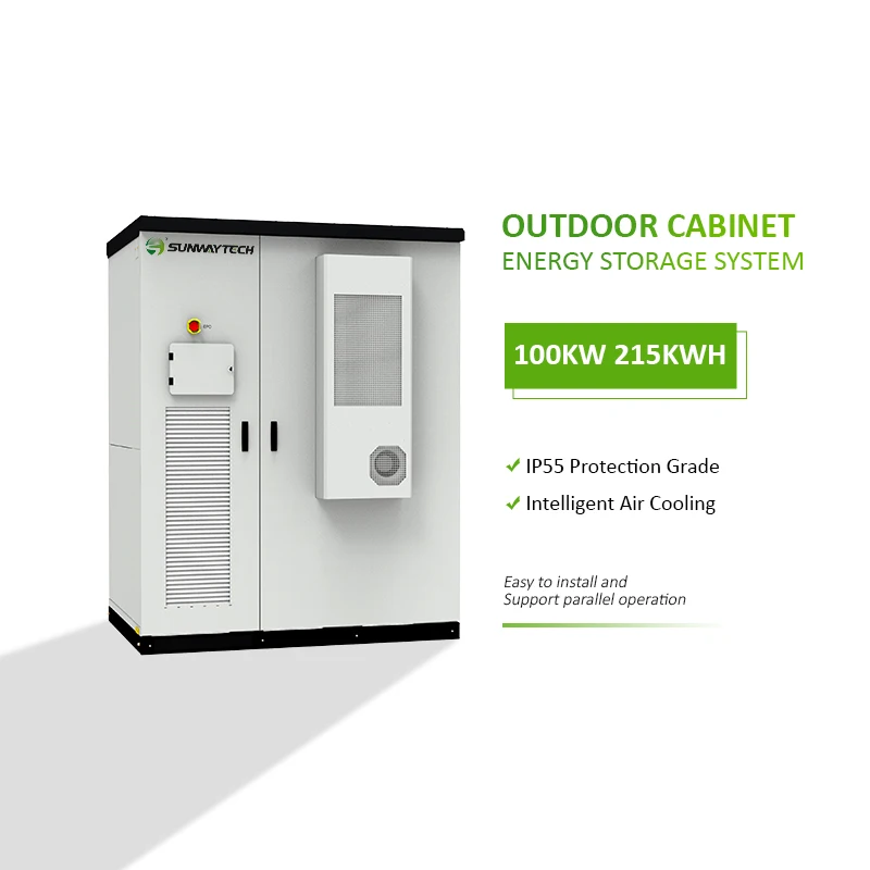 215kWh ESS SUNWAY Energy Storage System Supplier 100kW Commercial Battery System High Quality Rechargeable Storage Battery