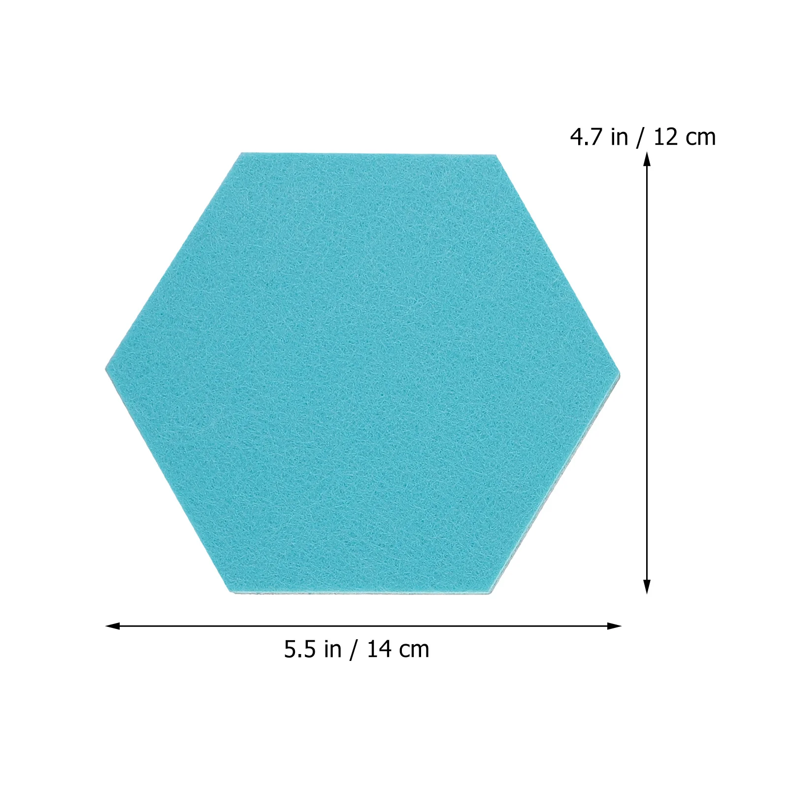 

8Pcs Decorative Felt Hexagon Wall Board Functional Bulletin Memo Notice Board for Home Office Interior Display