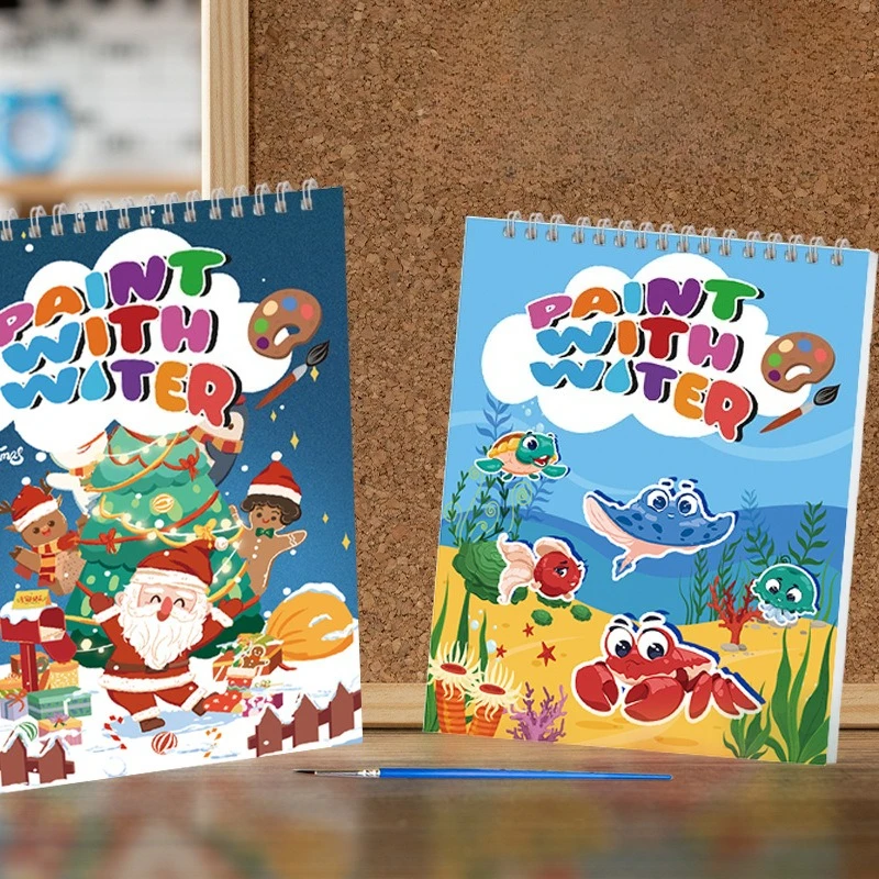 

Детская книжка-раскраска акварелью, Рождественский фестиваль картин для детского сада начальной школы в Японии