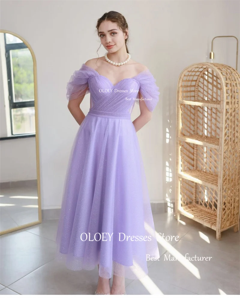 OLOEY-Robe de Bal en Tulle Rose Bleu Clair pour Femme, Vêtement de Soirée Formel, Longueur de Rinçage, Zones Roses