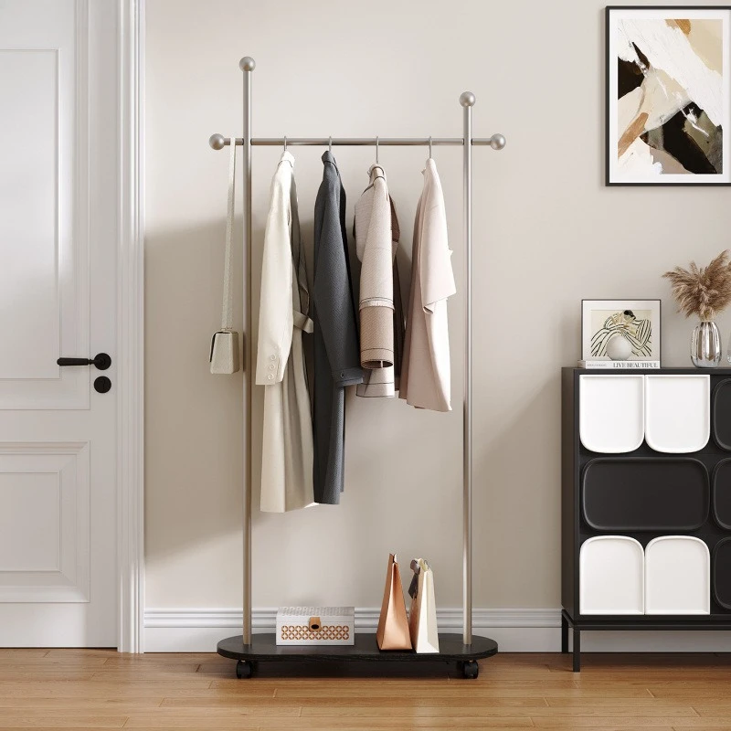 Floor-to-ceiling bedroom coat and hat room clothes storage home living room removable hanger