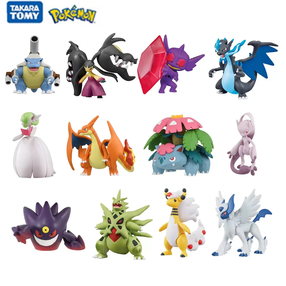 takara-tomy-pokemon-action-figures-set-mega-gengar-gyarados-lucario-absol-venusaur-charizard-blastoise-mewtwo-anime-model-doll