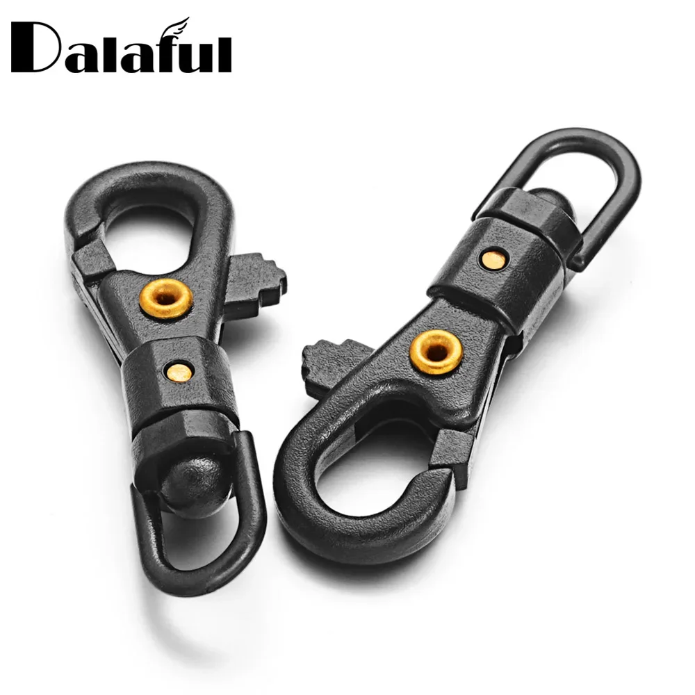 1/2/4/6pcs Survival Carabiner Keychain Rotatable Buckle Quickdraw Chain Tool Plastic Steel Umbrella Rope Quick Outdoor Hook P041