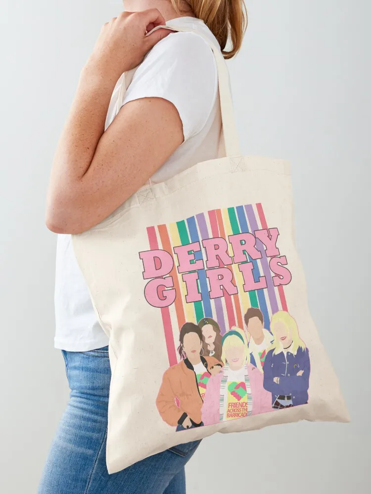 

You're a Derry Girl now! Tote Bag shopping cart bags cute tote bag Fabric bag supermarket folding