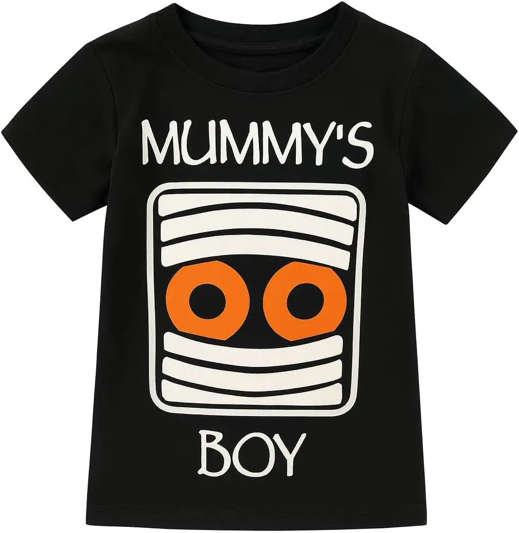 Boys Short Sleeve Funny Graphic Tees