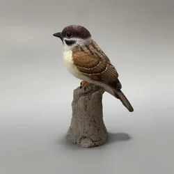 Sparrow statue ornament personality bird model home desktop decoration resin craft artwork