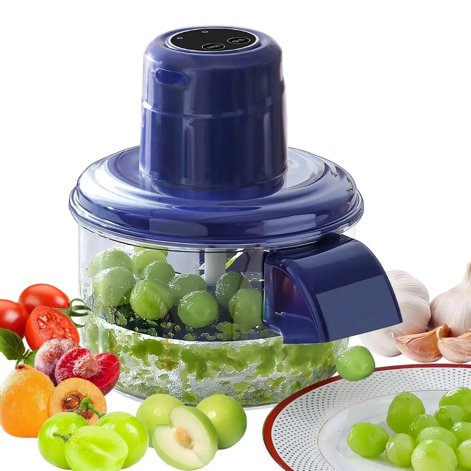 

Electric Grape Peeler Machine, Automatic Skin Remover for Tomato Blueberry Garlic, USB Rechargeable Kitchen Gadget