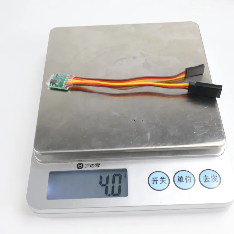 Inversor de engranaje de dirección de bajo/alto voltaje para servoplano RC, señal de inversor Servo Universal con cola en V, 4-6V / 3,6 V-24V
