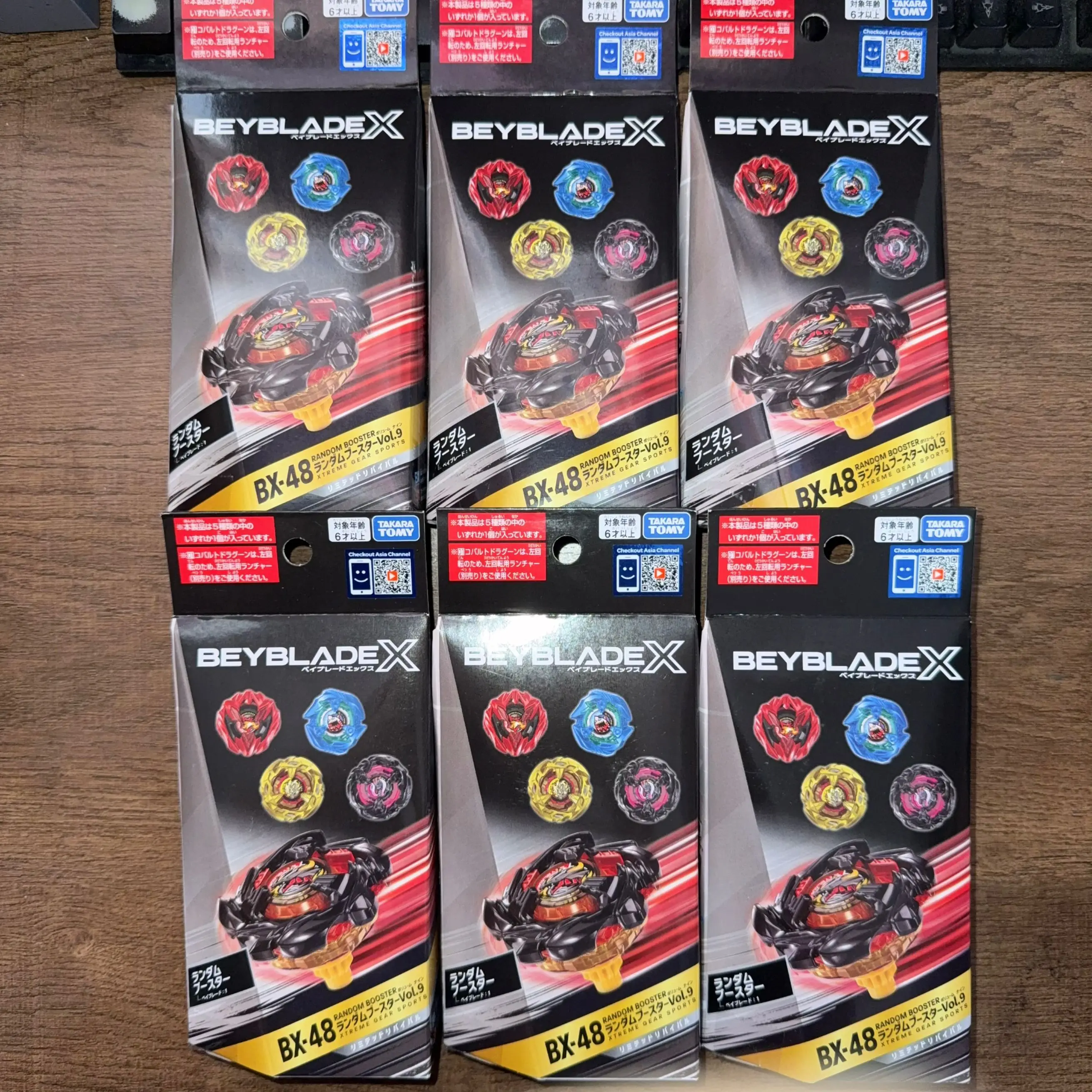 

В наличии Оригинальный Takara Tomy BX-48 Random Booster Vol.9 Высокопроизводительная боевая игрушка-игровая система 7 в 1