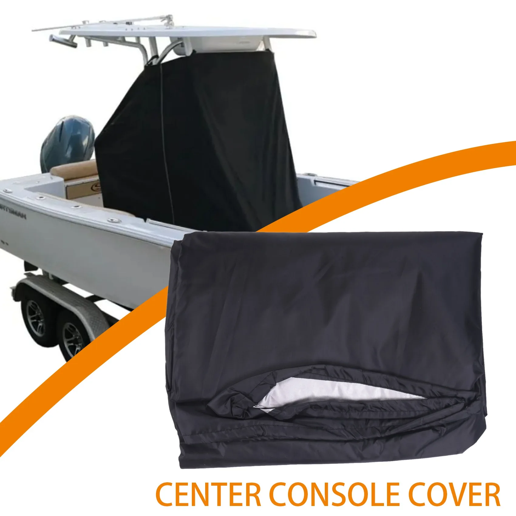 Reliable 46X40X45 Inch Boat Cover Yacht Boat Center Console Cover Mat Waterproof Dustproof Anti-Uv Keep Dry Boat Accessories