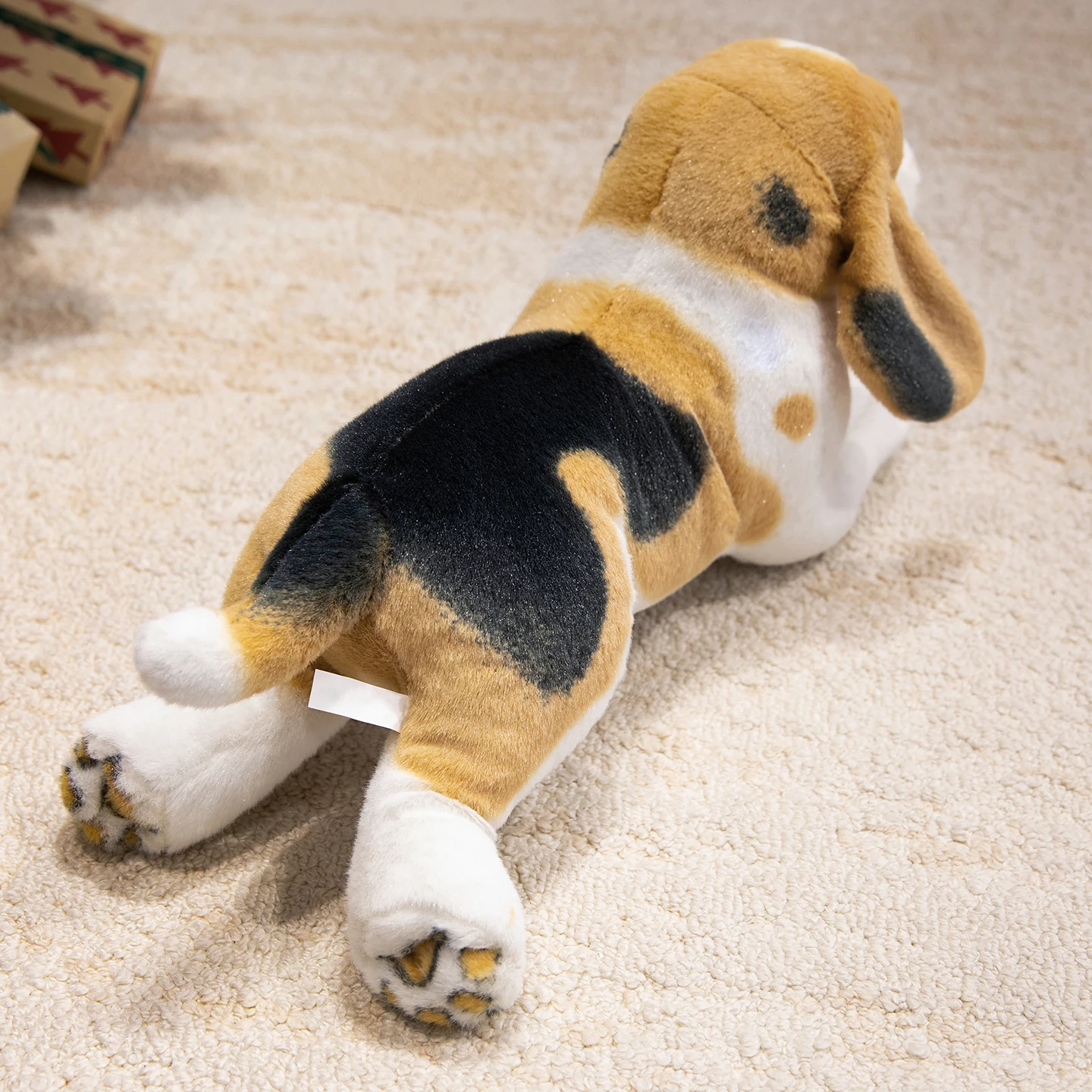 Lebensechtes Hunde-Plüschtier, flauschige Kuscheltiere, Beagle, weiche Puppe, echte 50 cm Hund, Heimdekoration, Kinderspielzeug, Geburtstagsgeschenk für Hundeliebhaber