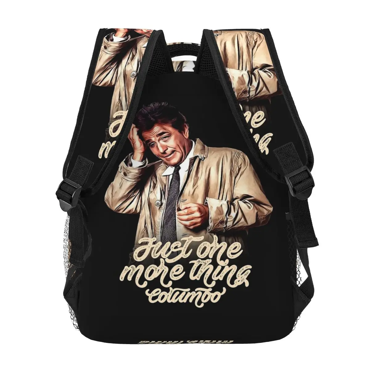 Columbo - TV Shows Backpacks Boys Girls Bookbag Children School Bags Cartoon Travel Rucksack Shoulder Bag Large Capacity