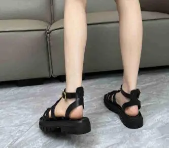 Moraima Snc Summer Open Toe Leather Flat Sandals Rome Style T-strap Gladiator Shoes Sexy Sandals Brown White Black