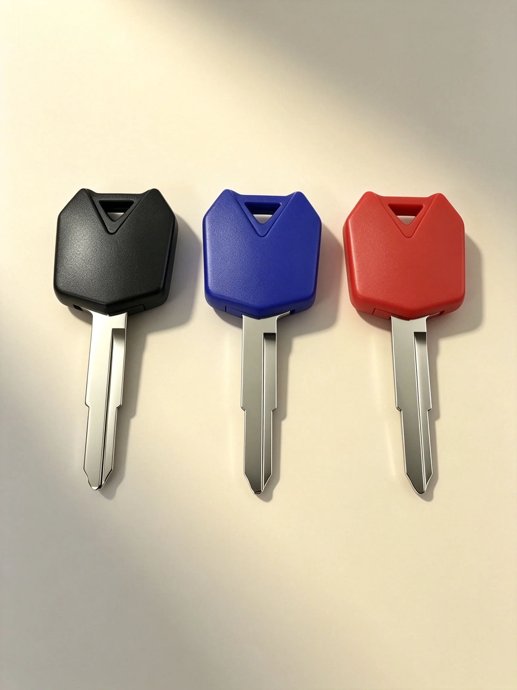 Motorcycle Key Blank Uncut Keys for Kawasaki ZXR400 ZX-6R 10R 12R 14R ZX750 Z1000 ZR1200 ZZR1400 Anti-Theft Chip Placement