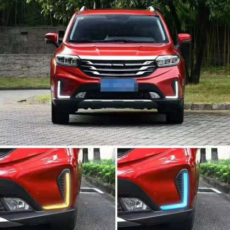 

SAAR Suitable for 2018 GS4 Daytime Running New GAC Trumpchi GS Low Raised Spec Front Bumper Lights LED Dayt